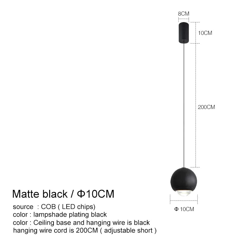 DecorBites™ LED Chandelier for Bedroom Kitchen Study Chrome Gold Modern Pendant Light