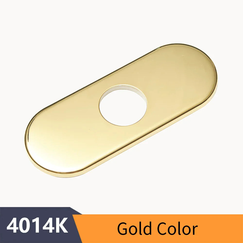 لوحة سطح ديكور بايتس™ مقاس 6 بوصات لصنبور الحمام، وحامل حوض الاستحمام رقم 4014