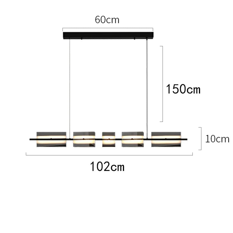 DecorBites™ LED Pendant Light Chandeliers for Modern Home Decor & Indoor Lighting