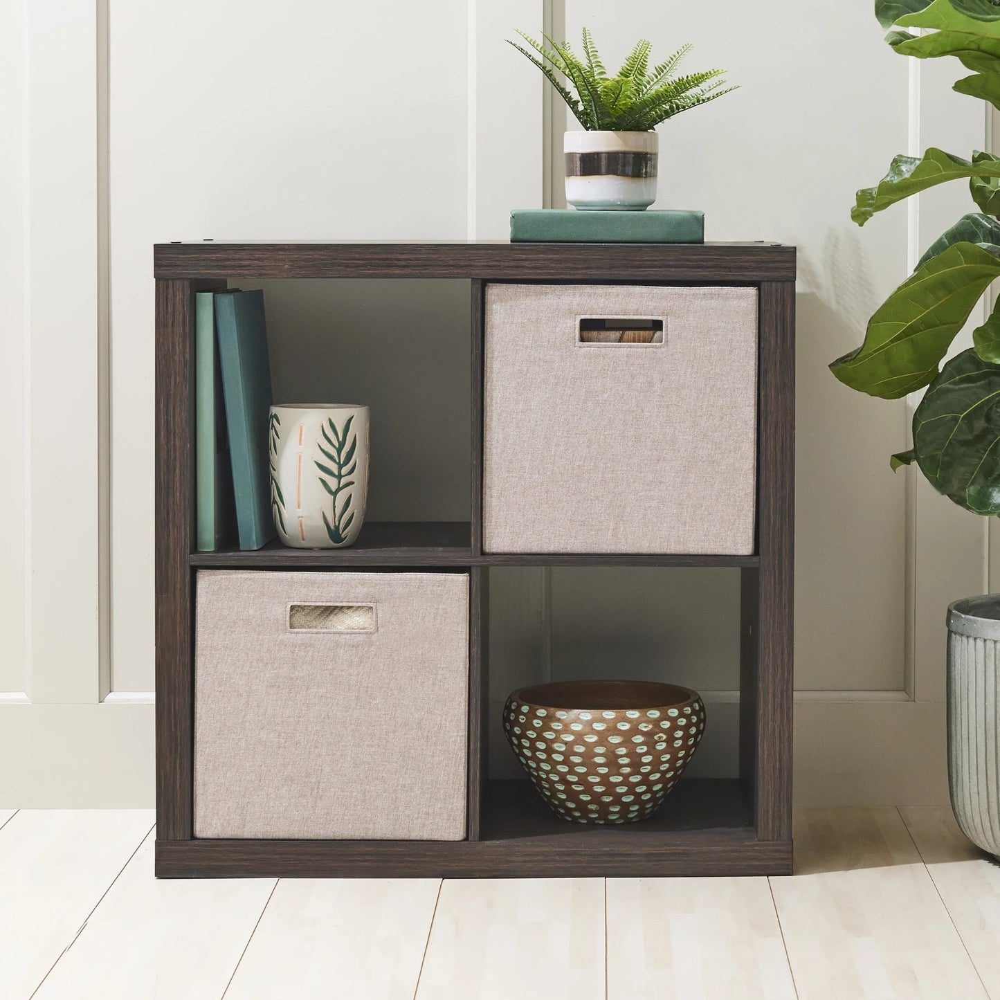Soren - Cube Drawer Organizer Cubicle Storage Wood Shelves