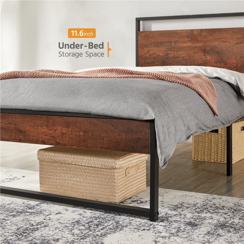 Saga - Wooden Bed Frame Twin Bed Frame