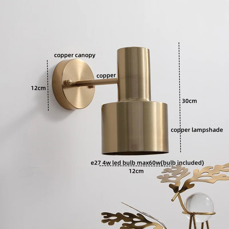 DecorBites™ LED Wall Lamp with Pull Chain Switch for Modern Home Decor