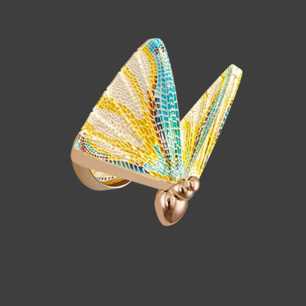 Lámpara de pared LED con forma de mariposa DecorBites™: Iluminación moderna nórdica para interiores, ideal para sala de estar, escaleras y dormitorio.