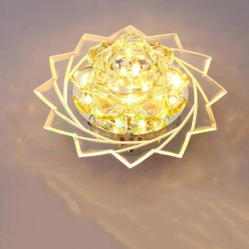 Lámpara de techo LED DecorBites™ Lotus Crystal, Nordic Brights, estilo moderno