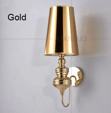 Lámparas de pared DecorBites™ Guards: Luminaria decorativa en oro, plata, negro y blanco para hoteles y hogares.