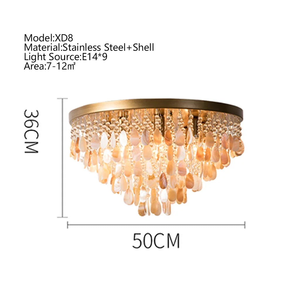 DecorBites™ Crystal LED Ceiling Lamps: Modern Chandeliers for Home Decor & Elegant Lighting