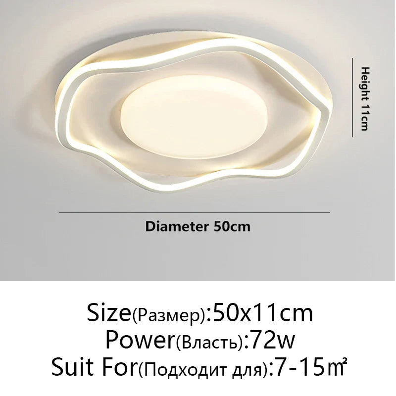 DecorBites™ LED Chandelier: Minimalist Design for Bedroom, Dining Room, Living Room - Modern Ceiling Light