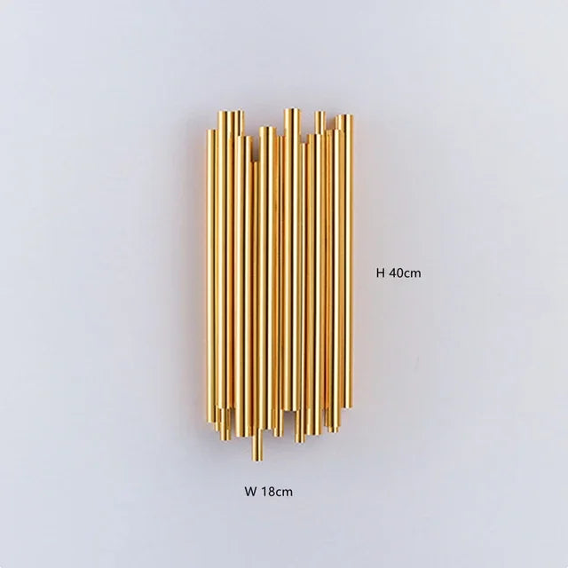 DecorBites™ Gold Stainless Steel Chandelier LED Project Lamp