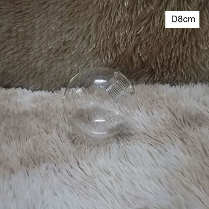 DecorBites™ Glass Shade Cover Replacement with 2cm Fitter Opening for Globe D8cm-D25cm Sizes