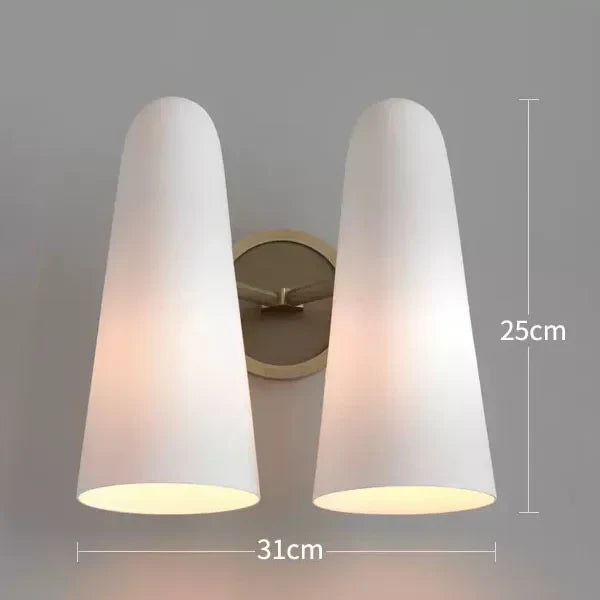 مصباح حائط نحاسي من DecorBites™: طراز نورديك فاخر لغرفة المعيشة أو غرفة النوم أو السرير أو ممر المطعم.