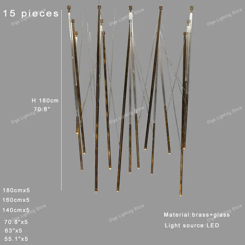 DecorBites™ Industrial Nordic LED Pendant Light for Dining Room Decor