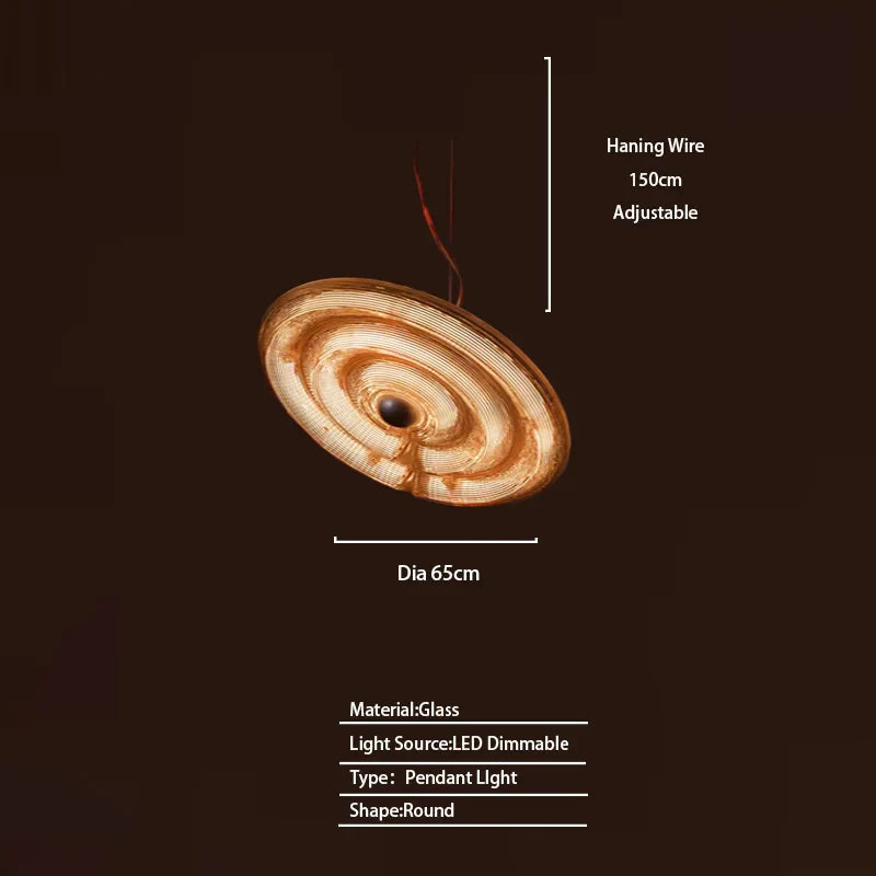 DecorBites™ Glass Wall Lamp Dimmable LED Modern Light Fixture for Living Room