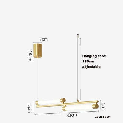 DecorBites™ Dimmable LED Acryl Chandelier Lighting Luminaire for Dinning Room