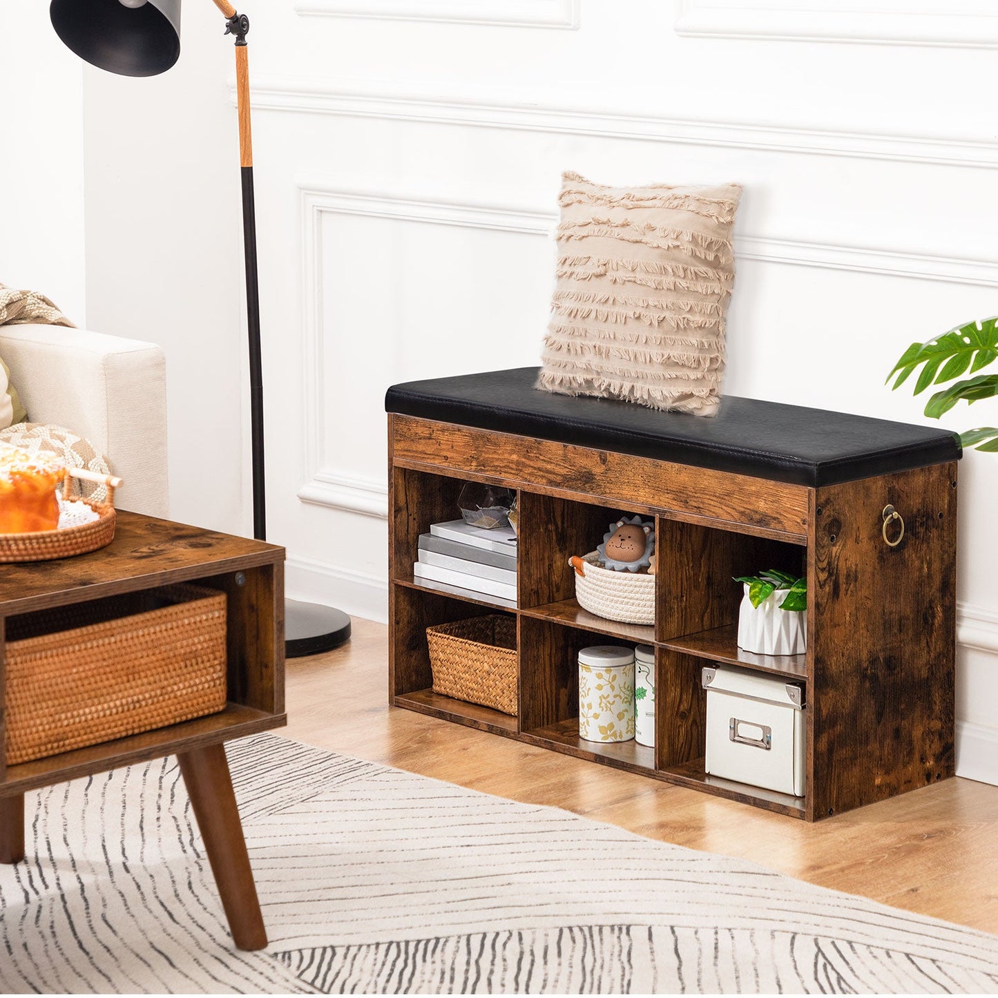 Reidar - Shoe Rack for Entryway Shoe Cabinet Shoe Rack Bench