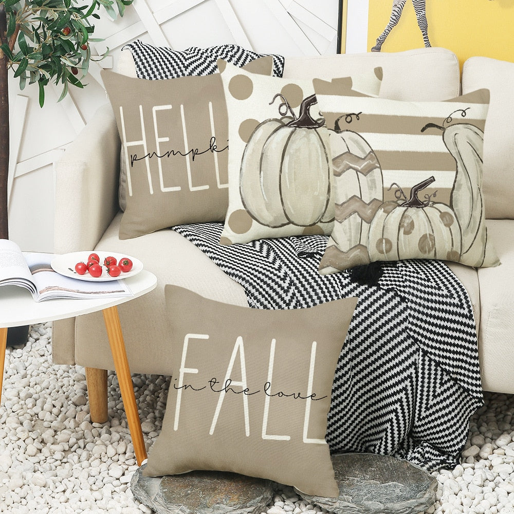 Jorunn - Pumpkin Pillowcases Fall Decor Sale Bedroom Decor Fall Home Decor Fall Decor 2023