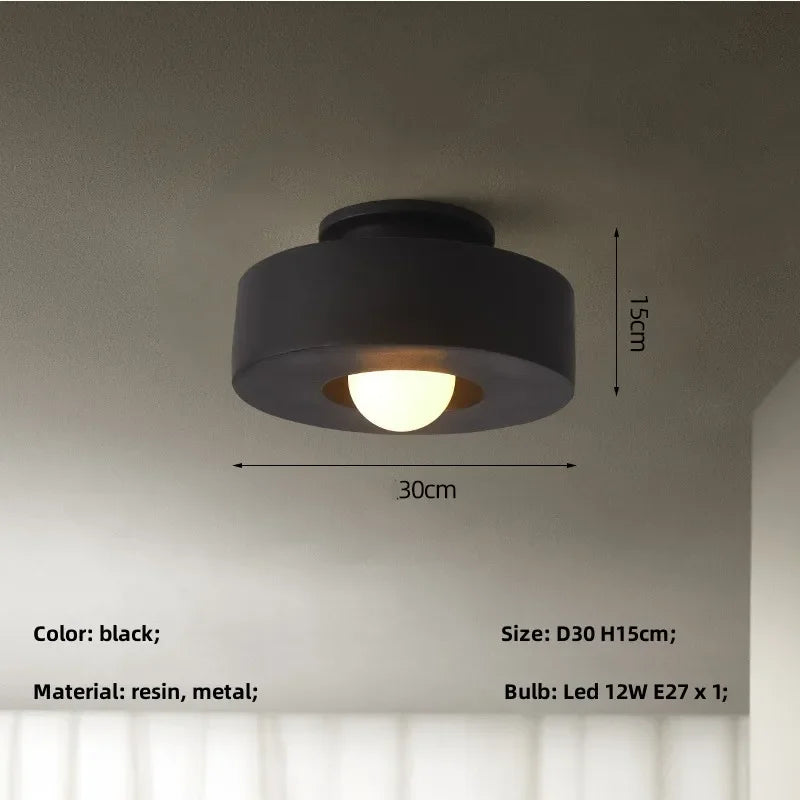 DecorBites™ Led Ceiling Light Macaron Minimalist Small Round Hallway Balcony Bedroom E27