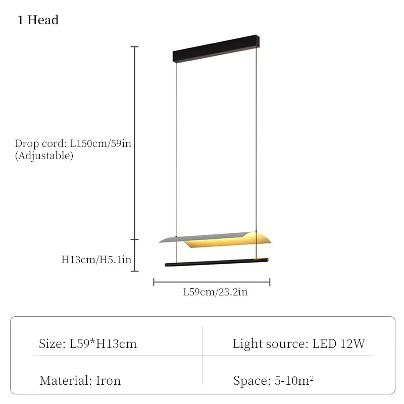 DecorBites™ Kitchen Island Hanging Lamps Pendant Lights Chandelier Loft Home Decor