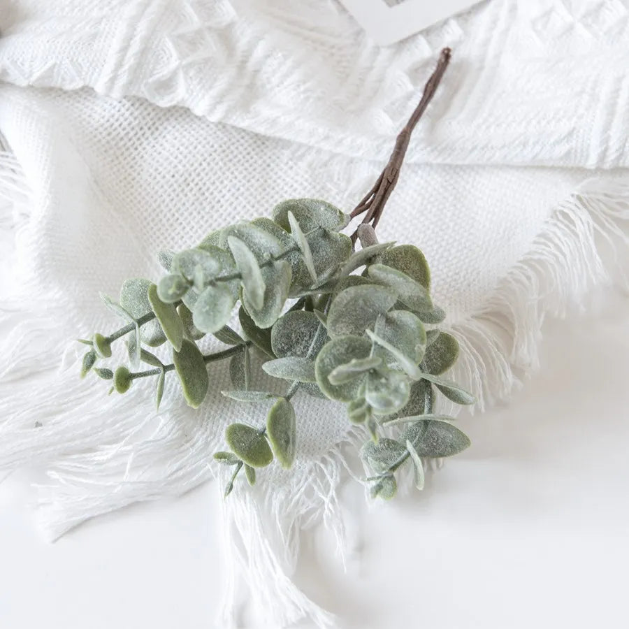 DecorBites™ Eucalyptus Leaves Artificial Plants for Home Garden Wedding Decor