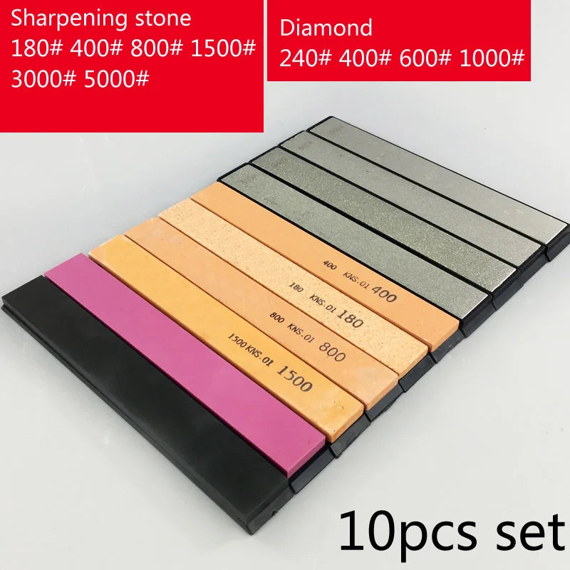 DecorBites™ Knife Sharpener System Stone Bars Grinders - Professional Chef Tool Edge Sharpening