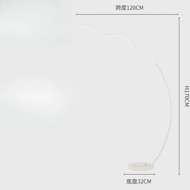 DecorBites™ Black LED Dimming Floor Lamp for Bedroom and Living Room