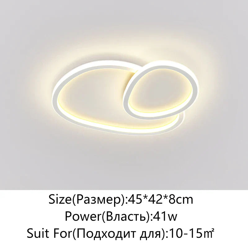 DecorBites™ Cobblestone LED Ceiling Lights Living Room Chandelier for Modern Home Decor