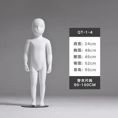 عارضات أزياء كاملة الجسم من DecorBites™ للأطفال لمتاجر ملابس الأطفال - حوامل عرض للأطفال