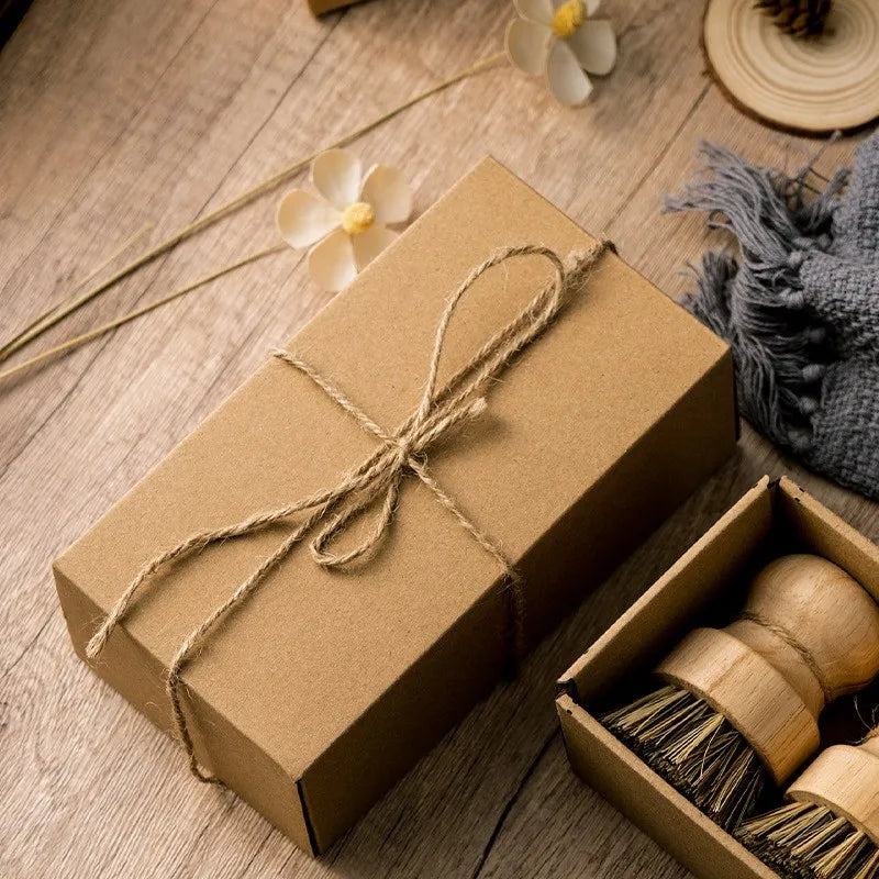 Kabbi - Natural Dish Cleaning Brush Wooden Handle