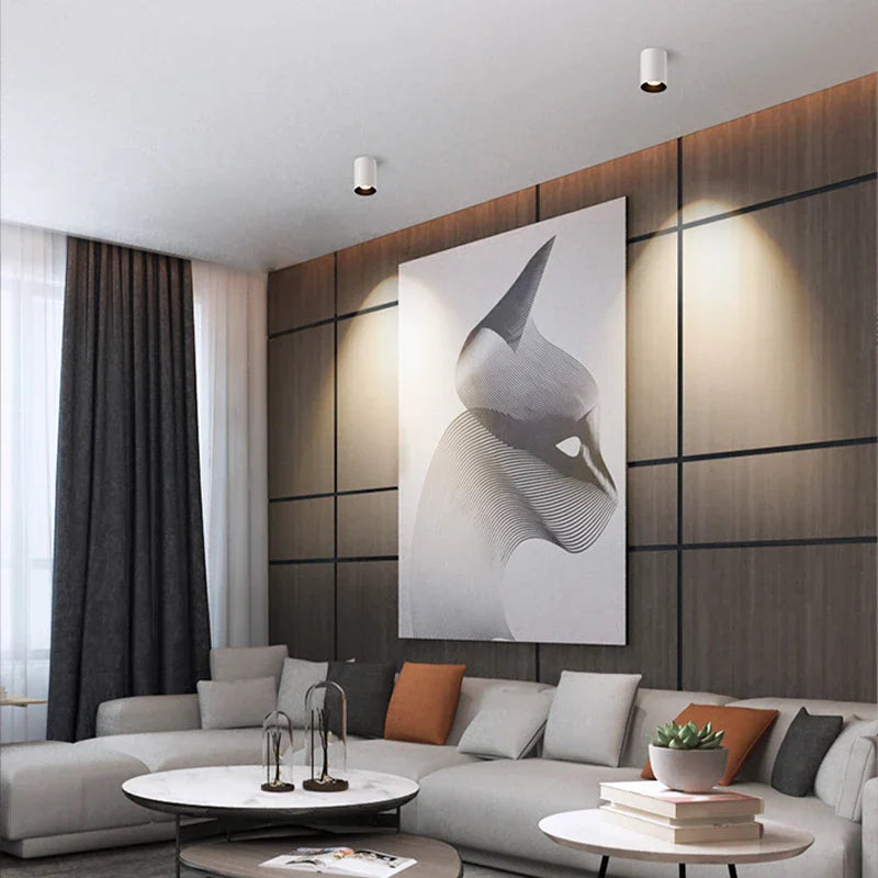 ديكوربايتس™ 7 واط إضاءة سقف من الألومنيوم غير اللامع لممر غرفة النوم