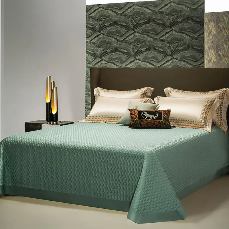 DecorBites™ 1200TC Egyptian Cotton Embroidery Bedding Set - Queen King Size Bedlinens