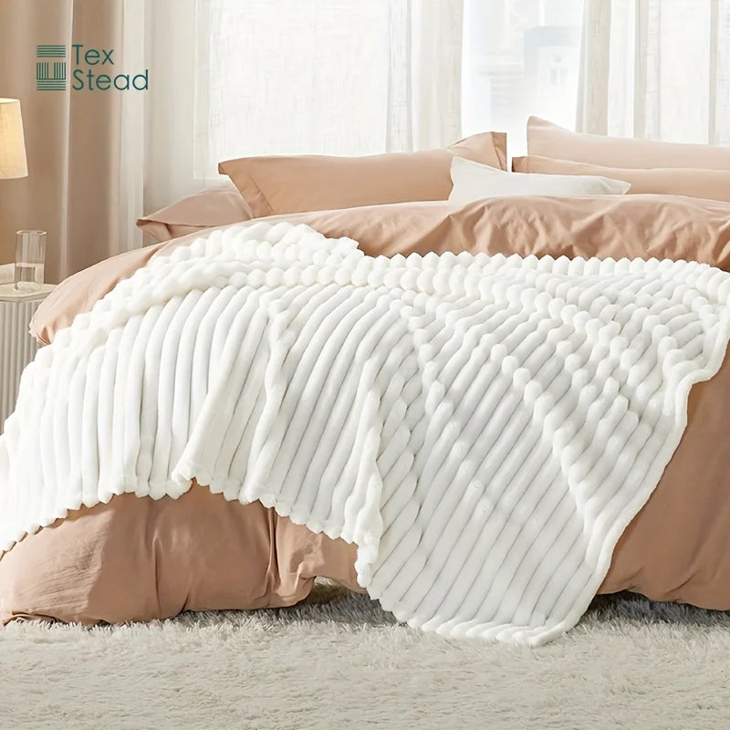 بطانية DecorBites™ فائقة النعومة من الفلانيل - بطانية فاخرة للأريكة والسرير