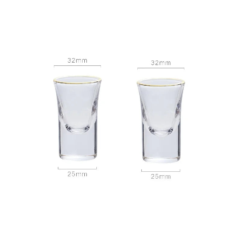 DecorBites™ Glass Wine Pot Transparent Sake Ice Jug Decanter Whiskey Dispenser