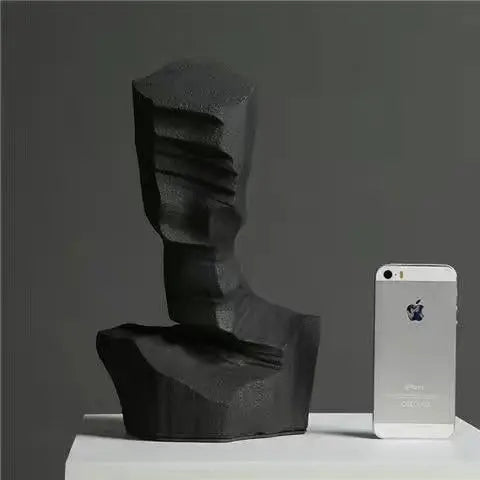 ديكورات منحوتات شخصيات تجريدية من DecorBites™ لديكور غرفة المعيشة الحديثة أو مدخل الفندق أو خزانة النبيذ