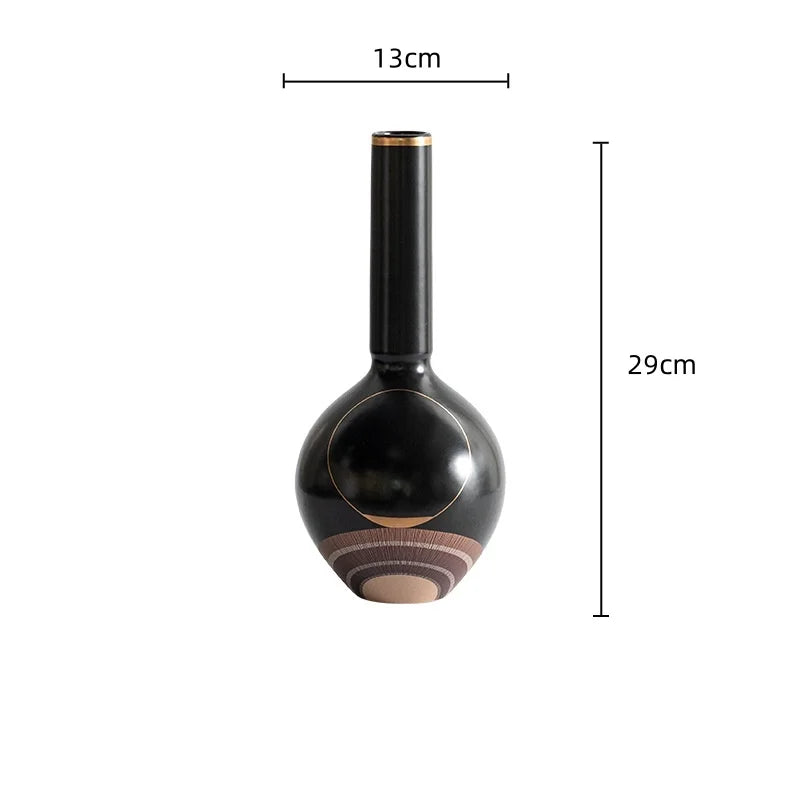 DecorBites™ Golden Tray Vase Candlestick Set - Elegant Home Decor & Flower Arrangement Accessories