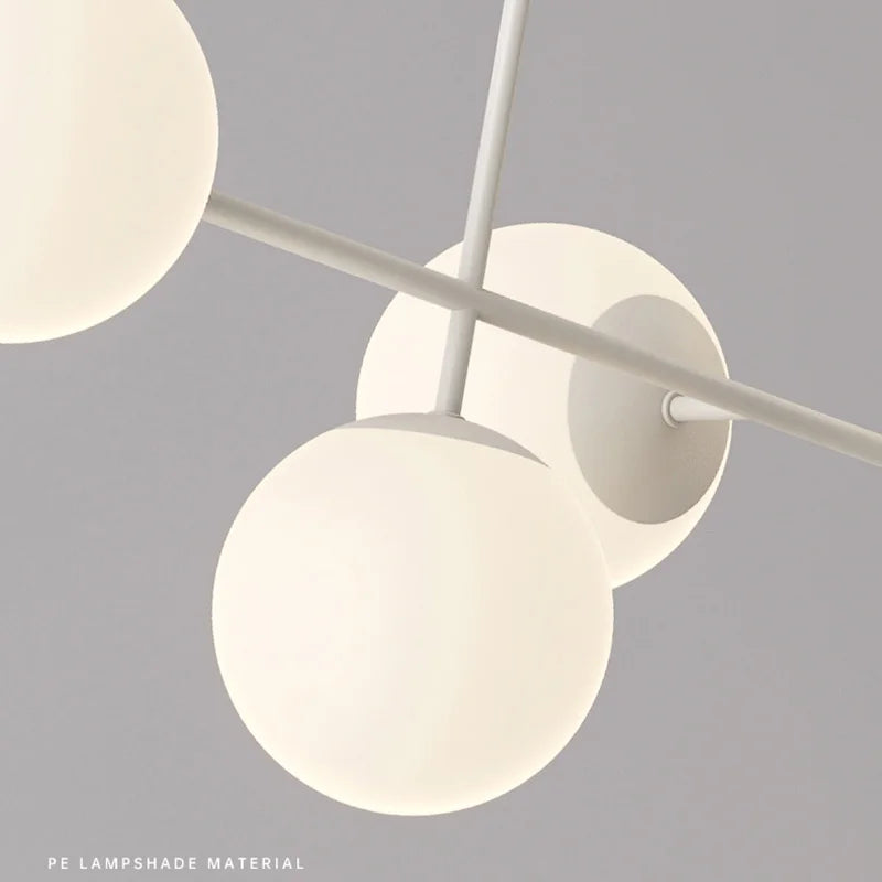 Lámpara colgante DecorBites™ French White con bombilla E27 para una decoración elegante