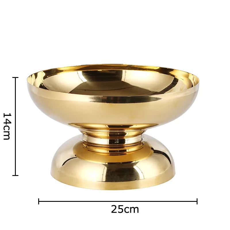 DecorBites™ High-Legged Fruit Bowl Tray for Living Room Coffee Table & Snacks