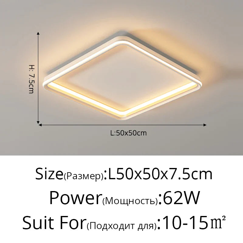 DecorBites™ LED Chandelier Modern Minimalist Indoor Lighting for Living Room, Bedroom, Dining Room