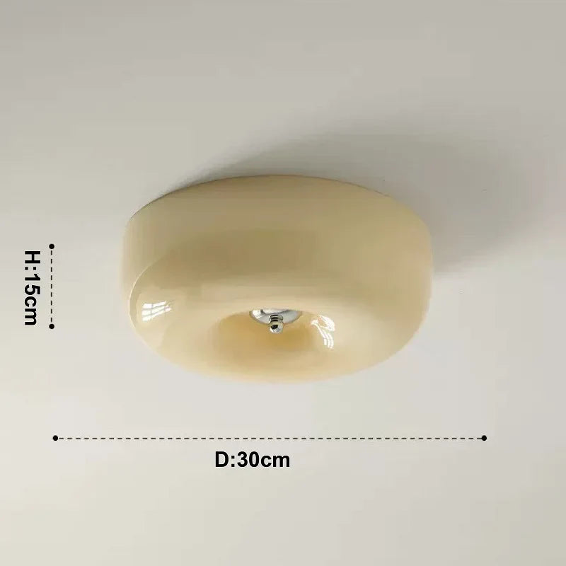 مصباح سقف كريمي فرنسي من DecorBites™ لغرفة الأطفال وغرفة النوم