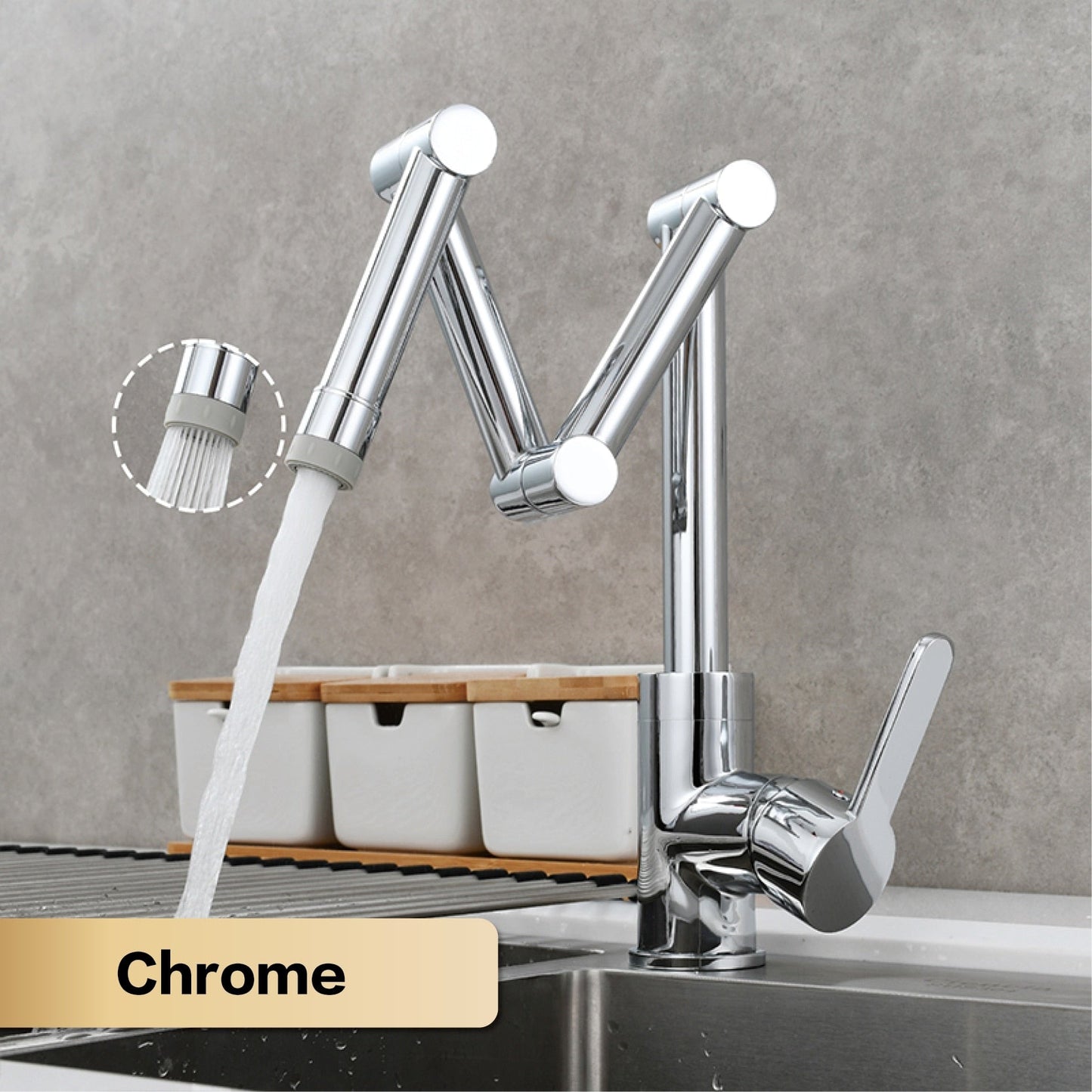Sailea - Pot Filler Faucet Brass Kitchen Faucet