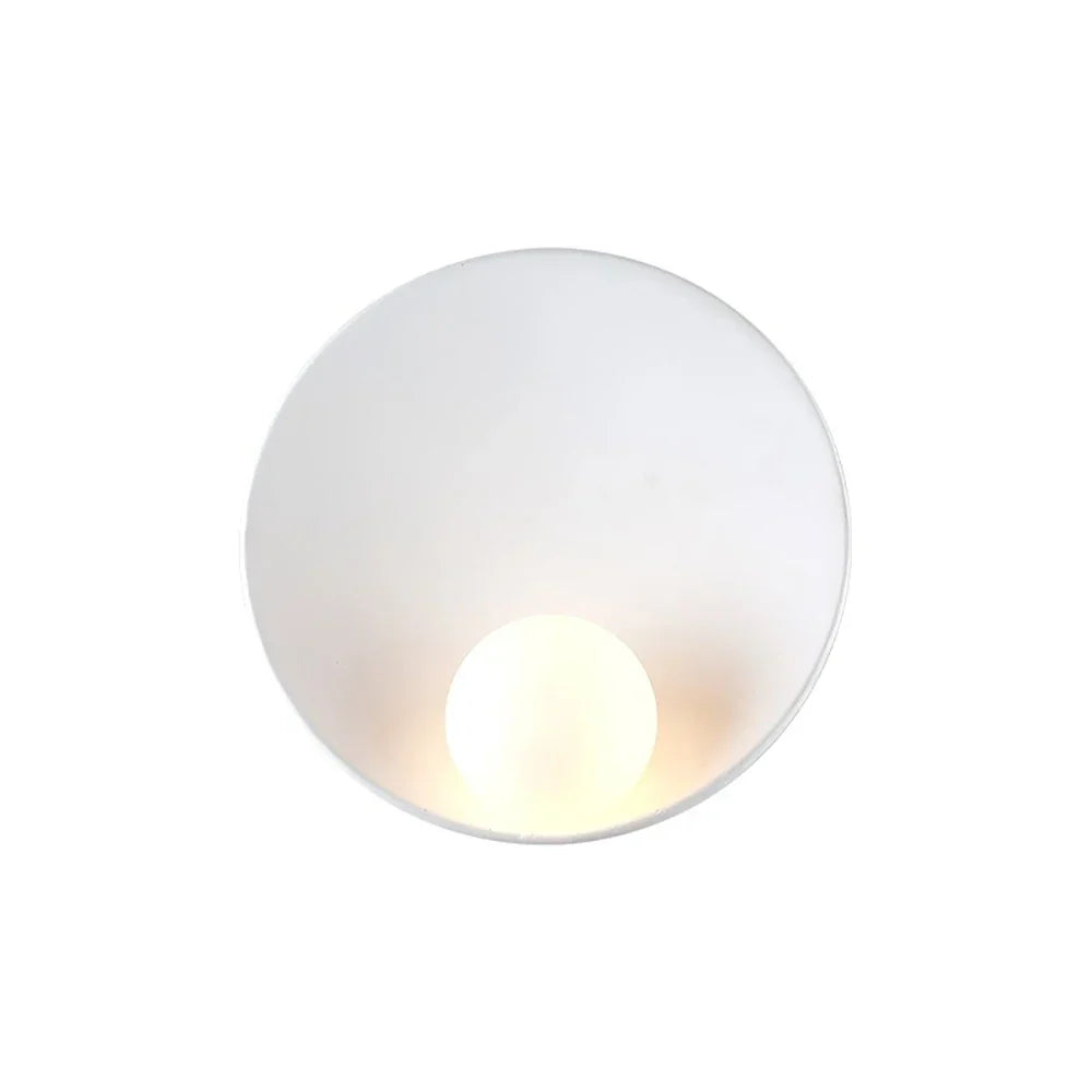 DecorBites™ Gypsum Glass LED Wall Sconce Minimalist Lighting for Bedroom Aisle Surface Mounted