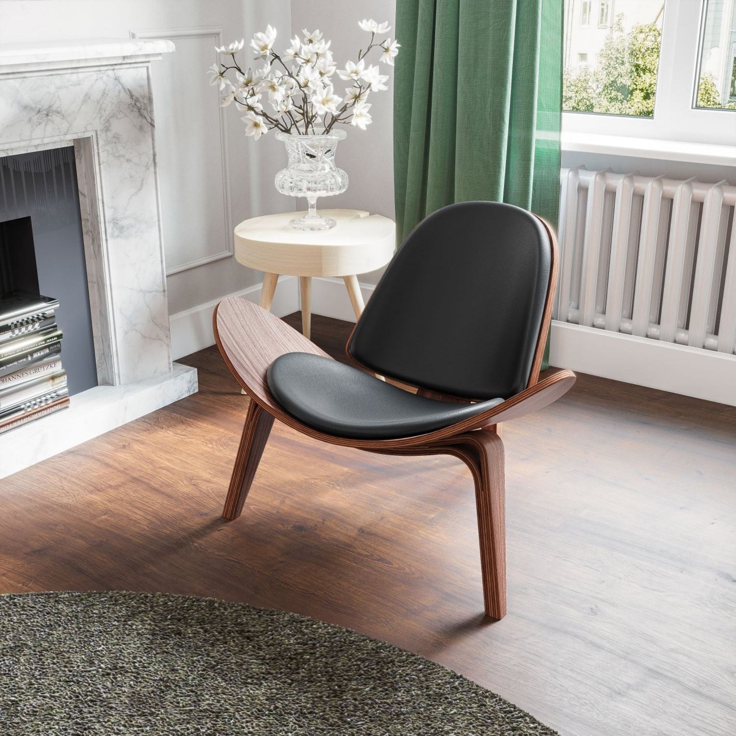Dagmar - Modern Nordic Wooden Chair Accent Chairs Reading Chair