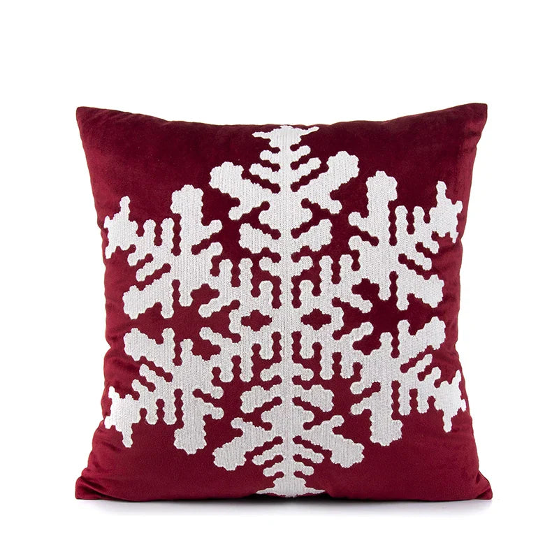 DecorBites™ Embroidered Christmas Pillow Cover Set