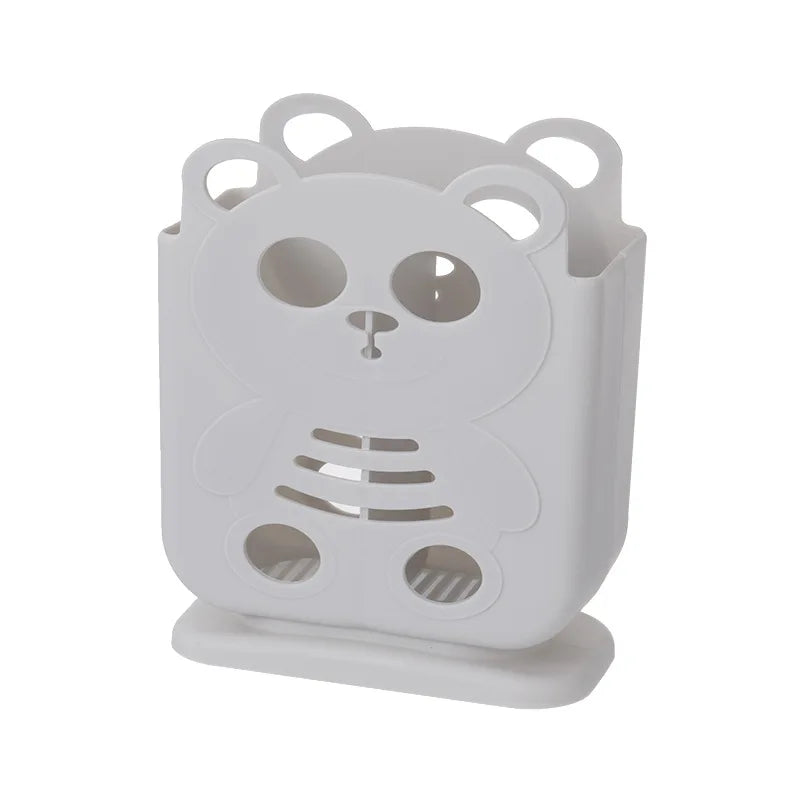 DecorBites™ Cutlery Organizer Stand for Kitchen Storage and Drainage