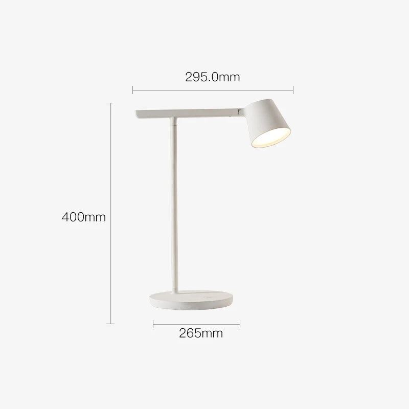 DecorBites™ Dimmable Desk Light: Danish Designer LED Table Lamp