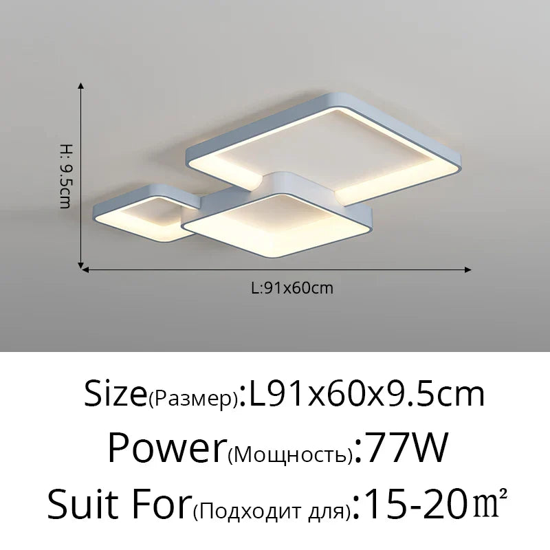 DecorBites™ LED Chandelier: Modern Indoor Lighting for Bedroom, Kitchen, Living Room, Dining Room