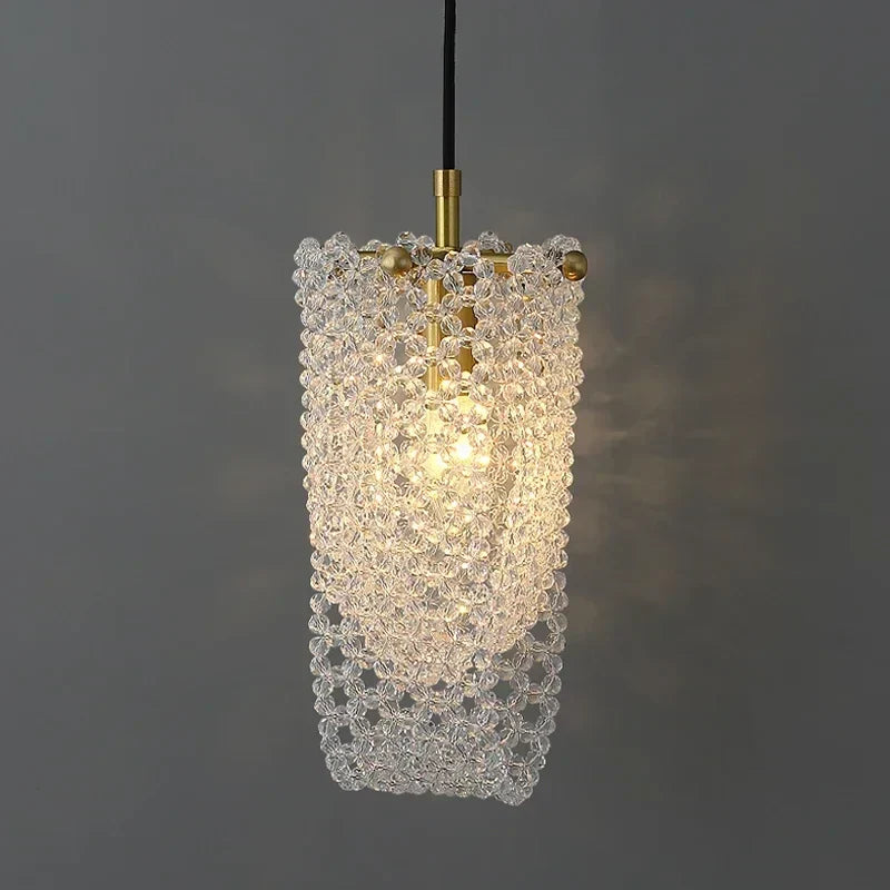DecorBites™ Crystal Tassel Pendant Lamp - Luxury Bedroom and Restaurant Table Light