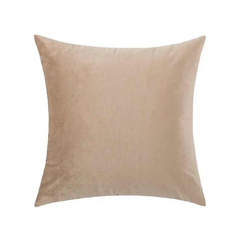 DecorBites™ Brown Coffee Pillowcase: Modern Simplicity Light Luxury Sofa Cushion Covers
