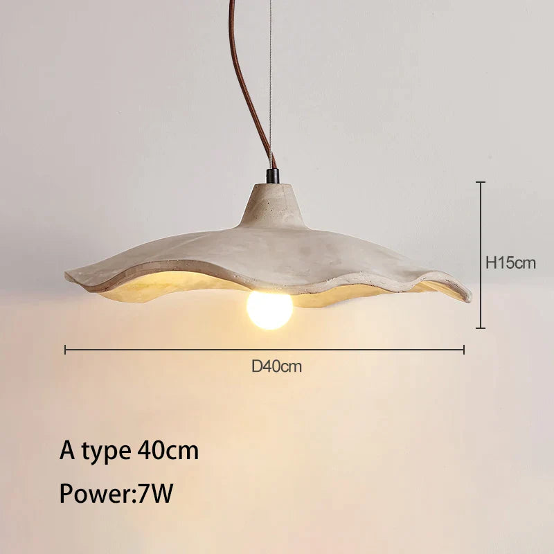 DecorBites™ Concrete Ceiling Hanging Pendant Chandelier for Bedroom, Restaurant, and Bar