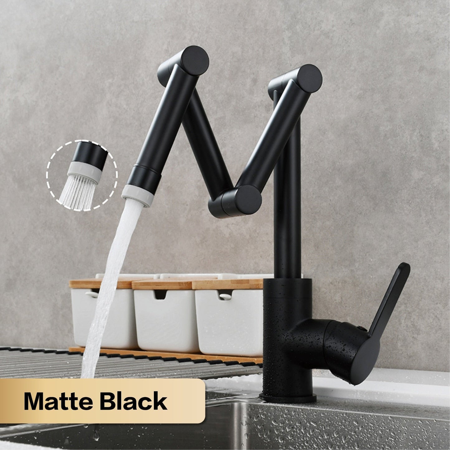 Sailea - Pot Filler Faucet Brass Kitchen Faucet