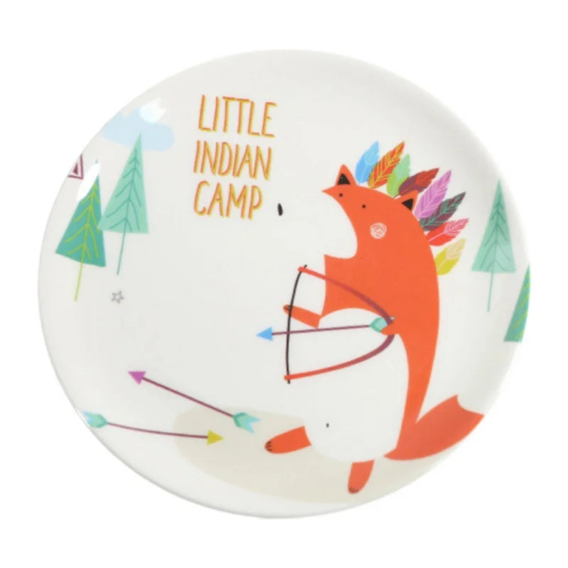 DecorBites™ Bone Snack Plate Set - Small Melamine Dish for Sweets, Cakes, and Treats