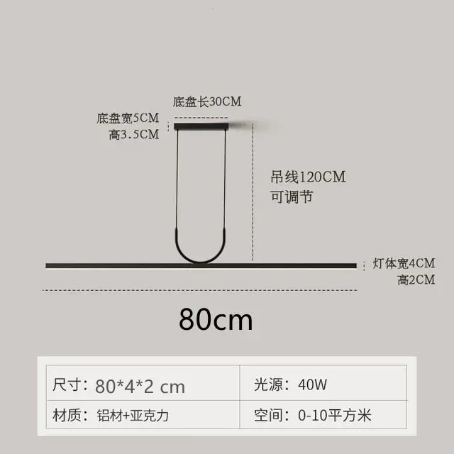 Lámpara de techo LED DecorBites™ para comedor - Lámpara colgante moderna y minimalista